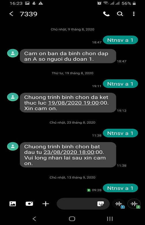 SMS Gateway 6x20, 7x39: Two-way interaction with customers