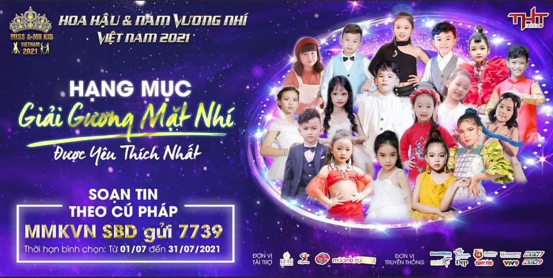 Bình chọn qua tin nhắn MISS&MR KID VIỆT NAM 2021, Hoa hậu và Nam vương nhí, vòng sơ khảo